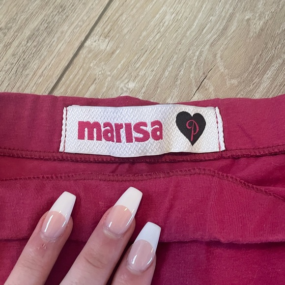 Maroon Mini Skirt - Picture 2 of 2